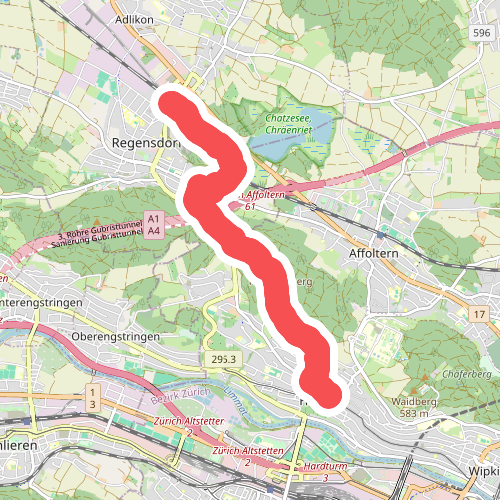 Regensdorf Bahnhof - Höngg