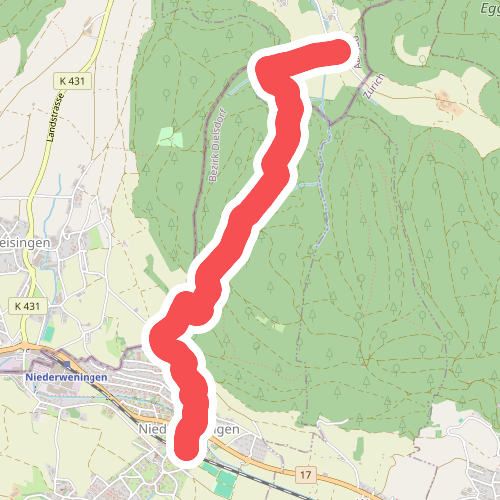 Niederweningen Haltestelle - Rütihof