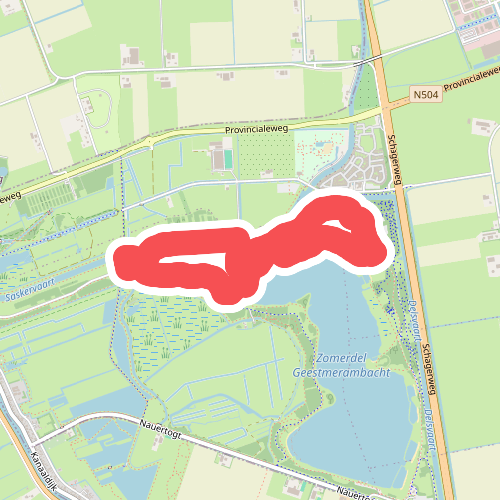 Blauwe route vanaf startpunt Klaregroetweg