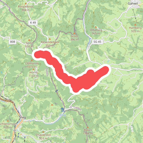 Silberbüel - Hulftegg