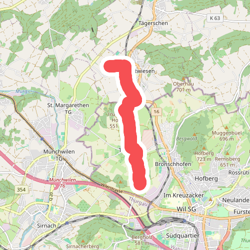 Dreibrunnen - Trungen - Bettwiesen