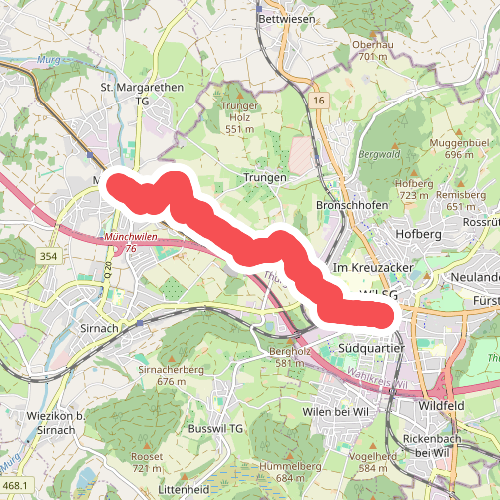 Münchwilen - Dreibrunnen - Wil