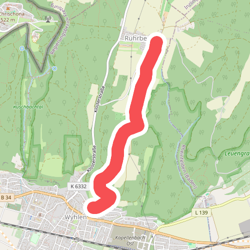 Rührberg Rührberger Hof - Wyhlen Hohligass