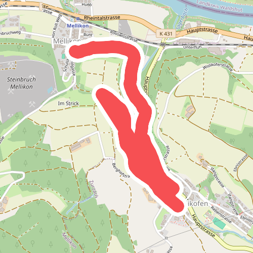 Mellikon Dorf - Wislikofen