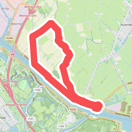 Wijkermeerroute (groen)