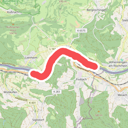 Kaiserstuhl - Rümikon Rheinufer