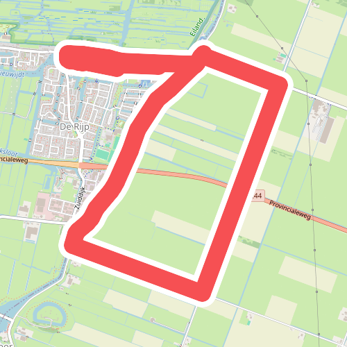 Walvisroute (rood)
