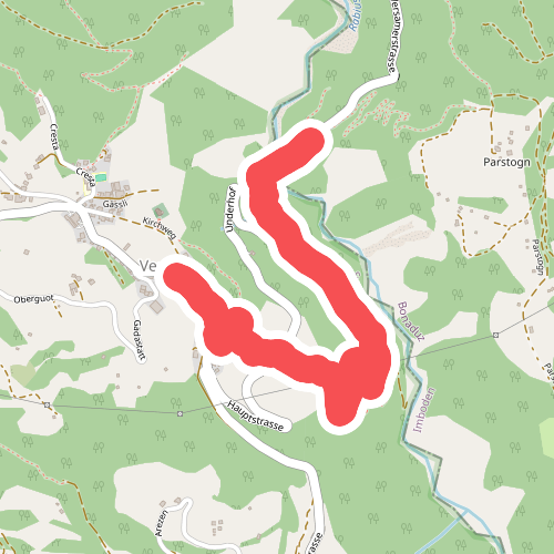Brücke Versamer Tobel - Versam