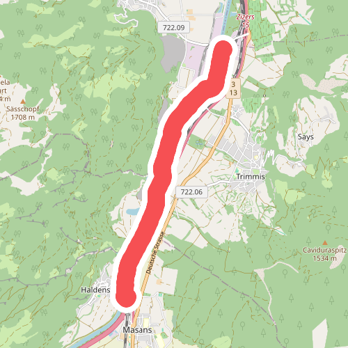 Untervaz Bahnhof - Haldenstein Station