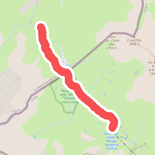 Alp Sursass - Sesvennahütte AVS