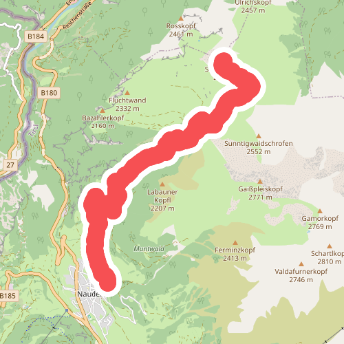 Nauders Wanderweg Nr. 14
