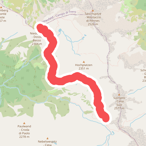 13A - Weg 14 A (Penser Joch) - ... - Traminer Scharte