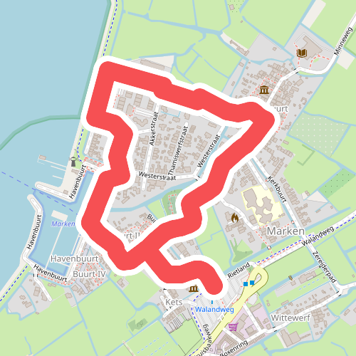 Kerkbuurt-ommetje (geel)