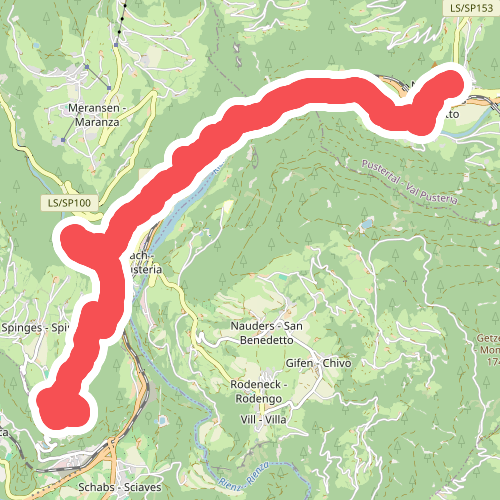 10 => Spinges => Mühlbach => Vintl