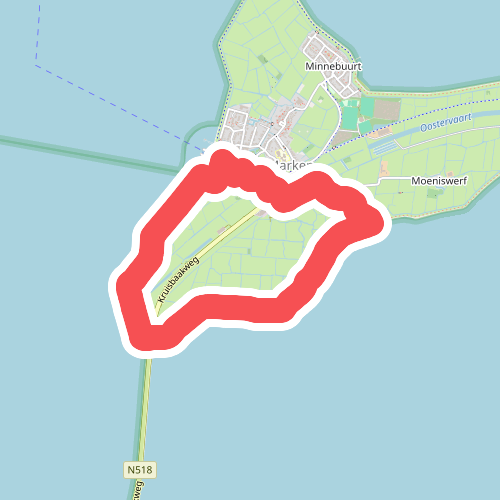 Havenbuurtroute (rood)