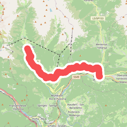 11 - Vals => Meransen => Niedervintl