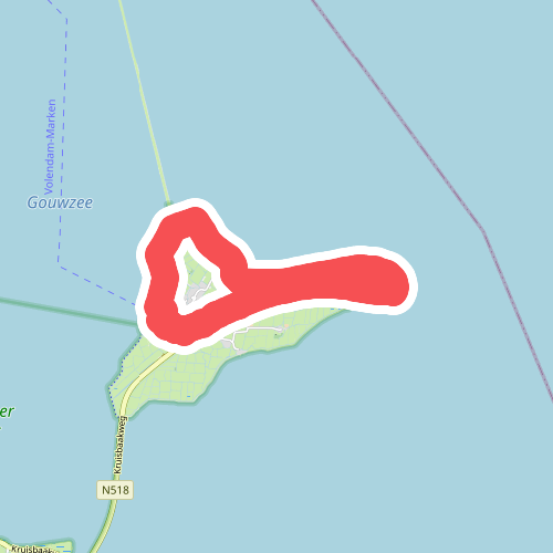 Vuurtorenroute (groen)