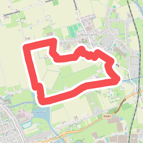 Ommetje Schaapskuilmeer (oranje)