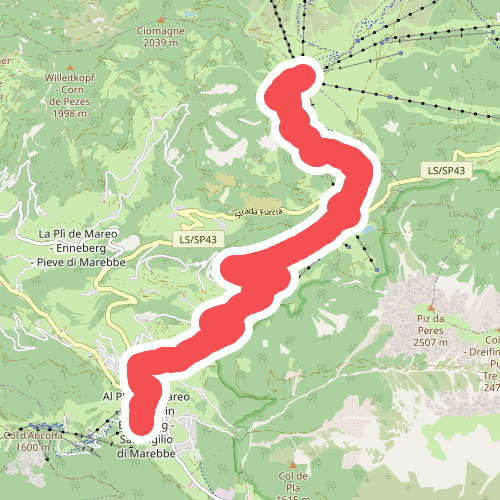 1 - Al Plan de Mareo => Kronplatz