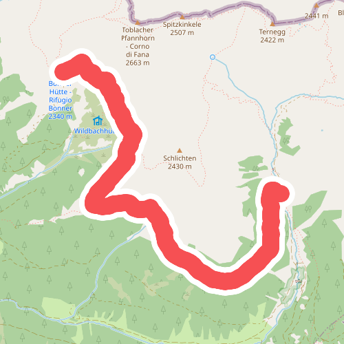 Bonnerhütte - Steinbergalm