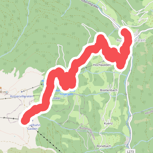 Herzass Abstieg Ausservillgraten