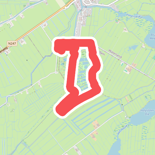 Rondje Volgermeer (geel)