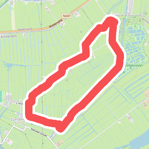 Rondje Burkmeer (rood) 