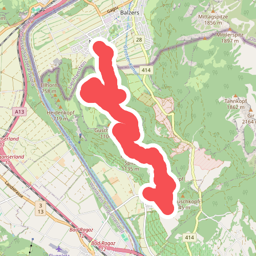 Flaesch (CH) - Regitzer Spitz (CH) - Maels