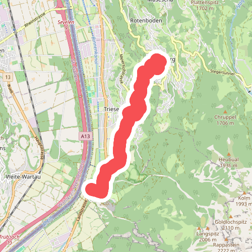 Landstrasse-Saege - Forst - Triesenberg