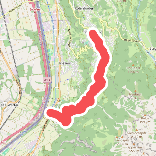 Landstrasse-Saege - Wilda Bongert - Triesenberg