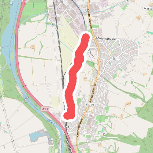 Igis RhB - Zizers RhB