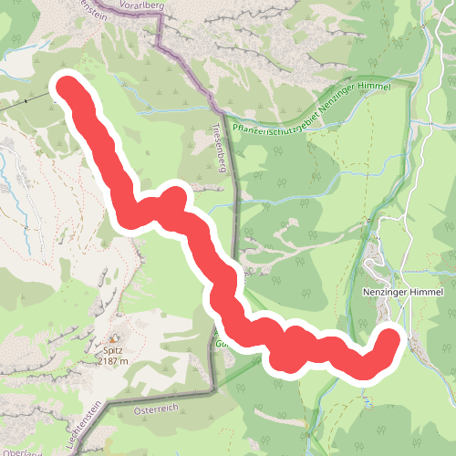 Bergstation Sareis - Nenzinger Himmel (A)