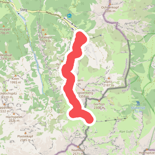 Malbun - Vaduzer Taeli - Pfaelzerhuette