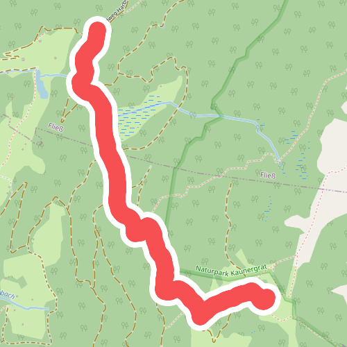 Aifneralm Wanderweg