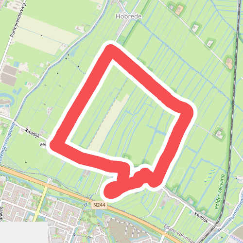 Ommetje Kwadijk (rood)