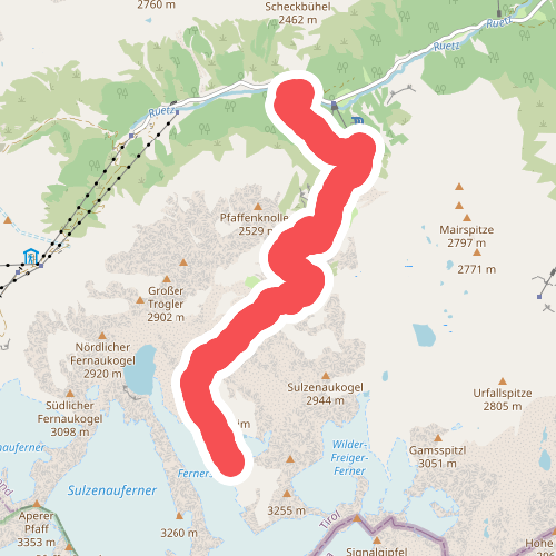 Wanderweg 136 - Stubai