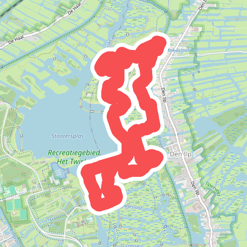 Honderd Morgenroute (geel)