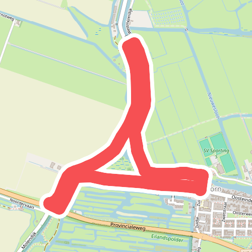 Noordkustroute (blauw)