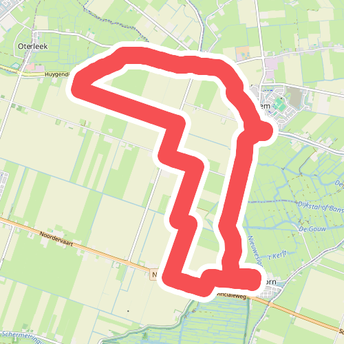 Noordschermerroute (oranje)