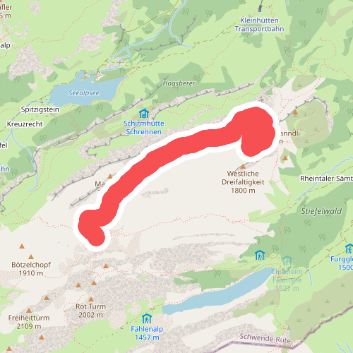 Bogarten - Widderalpsattel