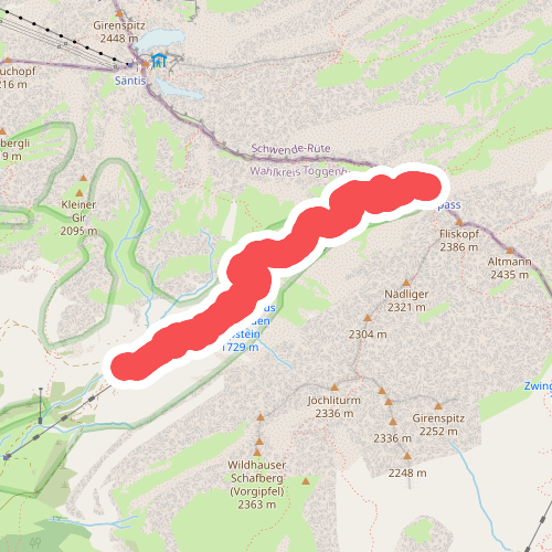 Langenbüel - Rotsteinpass