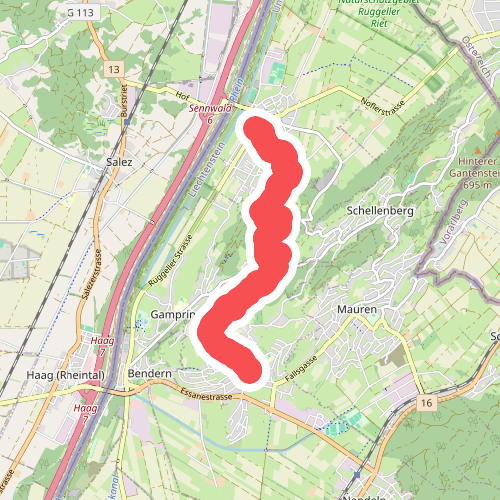 Eschen - Malanserwald - Ruggell
