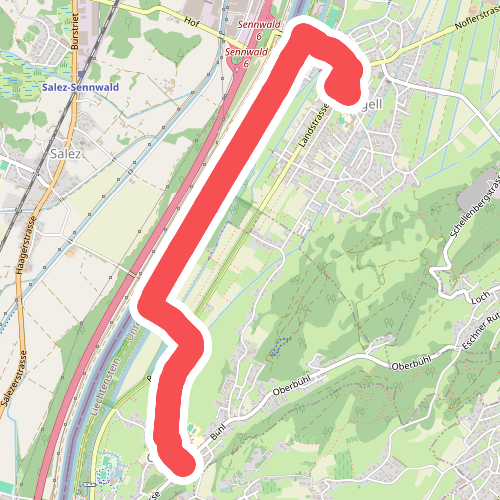 Gamprin - Ruggeller Rheindamm - Ruggel