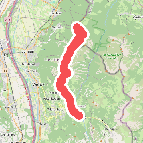 Gafadurahuette - Drei Schwestern - Kemmi - Silum - Steg