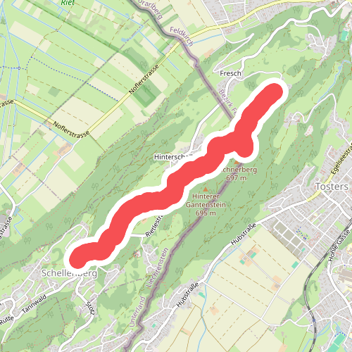 Auf der Egg (A) - Gantenstein - Mittlerer Schellenberg