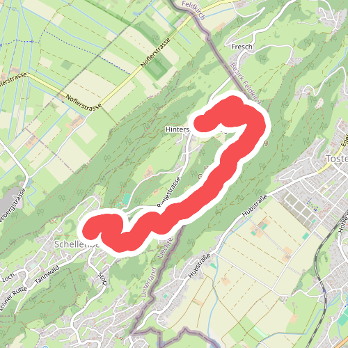 Hinterer Schellenberg - Tostner Wald - Mittlerer Schellenberg
