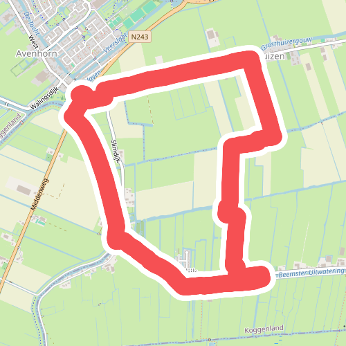 Grosthuizenroute (oranje)