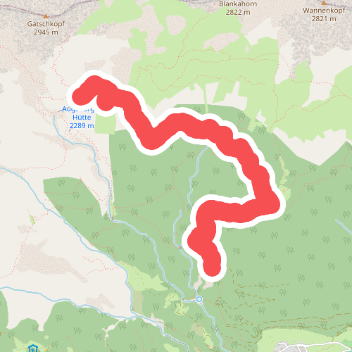 Grins Ochsenberg Augsburger Hütte