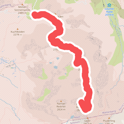 Klammjoch - Tarntalerköpfe - Lizumer Sonnenspitze - Geier
