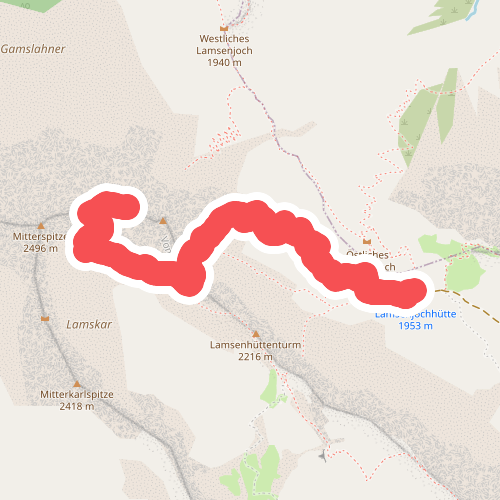 Lamsenspitze Normalweg